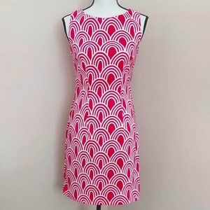 Alyx Women's Sleeveless Sheath Dress Pink and White Size 2